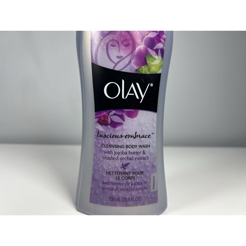 Olay Luscious Embrace Moisturizing Body Wash Jojoba Butter Crushed Orchid 23.6oz - Picture 2 of 5